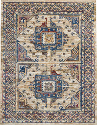 Nourison Covina COV01 Ivory Blue Area Rug