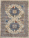 Nourison Covina COV01 Ivory Blue Area Rug 7'10'' X 10'6''