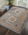 Nourison Covina COV01 Slate Area Rug Room Image Feature