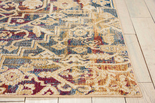 Nourison Covina COV02 Multicolor Area Rug Detail Image