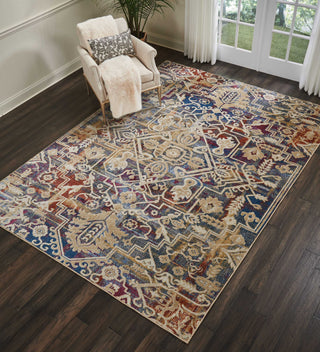 Nourison Covina COV02 Multicolor Area Rug Room Image