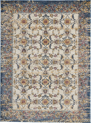 Nourison Covina COV04 Ivory Blue Area Rug