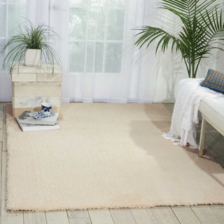 Nourison Cozy Shag COZ01 Ivory Area Rug Room Image Feature