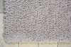 Nourison Cozy Shag COZ01 Silver Area Rug Corner Image