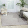 Nourison Cozy Shag COZ01 Silver Area Rug Room Image Feature
