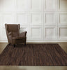 Nourison Capelle CPEL1 Espresso Area Rug Room Image Feature