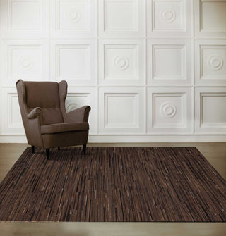 Nourison Capelle CPEL1 Espresso Area Rug Room Image Feature