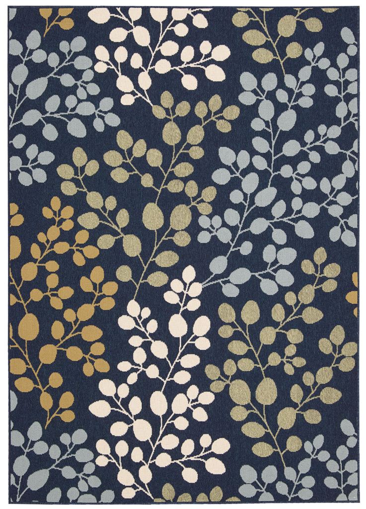 Nourison Caribbean CRB01 Navy Area Rug main image