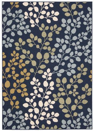 Nourison Caribbean CRB01 Navy Area Rug main image