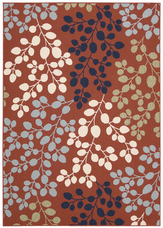 Nourison Caribbean CRB01 Rust Area Rug main image