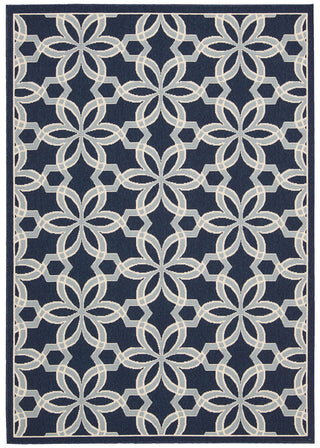 Nourison Caribbean CRB05 Navy Area Rug main image