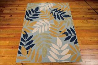 Nourison Caribbean CRB06 Blue Area Rug Main Image