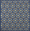 Nourison Caribbean CRB07 Navy Area Rug Squair