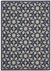 Nourison Caribbean CRB07 Navy Area Rug main image