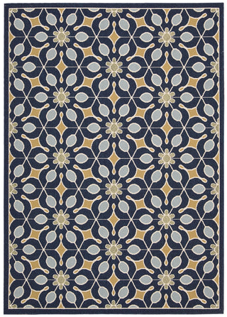 Nourison Caribbean CRB07 Navy Area Rug main image