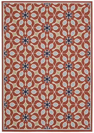 Nourison Caribbean CRB07 Rust Area Rug main image