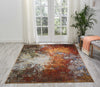 Nourison Chroma CRM03 Ember Glow Area Rug Room Image Feature