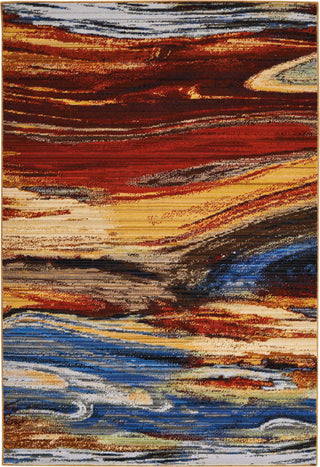 Nourison Chroma CRM04 Lava Flow Area Rug