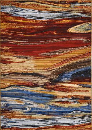 Nourison Chroma CRM04 Lava Flow Area Rug main image