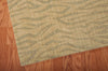 Nourison Cosmopolitan CS29 Beige Green Area Rug Corner Image
