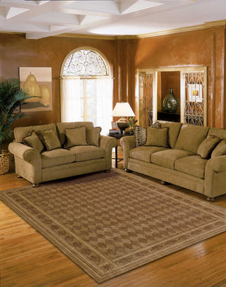 Nourison Cosmopolitan CS94 Cocoa Area Rug Room Image Feature