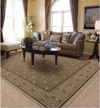 Nourison Cosmopolitan CS95 Chestnut Area Rug 8' X 10' Living Space Shot Feature