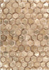 Nourison City Chic MA100 Amber Gold Area Rug by Michael Amini 6' X 8'