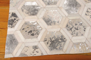 Nourison City Chic MA100 Snow Area Rug by Michael Amini