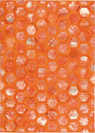 Nourison City Chic MA100 Tangerine Area Rug by Michael Amini