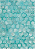 Nourison City Chic MA100 Turquoise Area Rug by Michael Amini