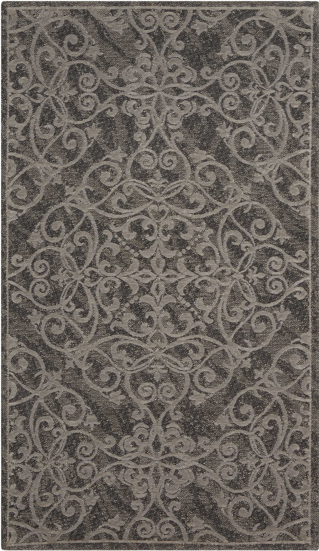 Nourison Damask DAS01 Grey Area Rug – Incredible Rugs and Decor