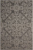 Nourison Damask DAS01 Grey Area Rug 5' X 7'