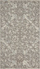 Nourison Damask DAS01 Ivory/Grey Area Rug