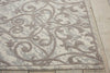 Nourison Damask DAS01 Ivory/Grey Area Rug Detail Image