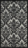 Nourison Damask DAS02 Black/White Area Rug