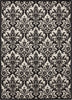 Nourison Damask DAS02 Black/White Area Rug Main Image