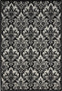 Nourison Damask DAS02 Black/White Area Rug 