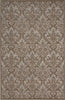 Nourison Damask DAS02 Grey Area Rug 5' X 7'