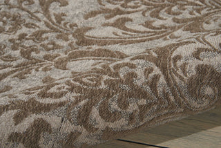 Nourison Damask DAS02 Grey Area Rug Detail Image