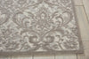 Nourison Damask DAS02 Ivory/Grey Area Rug Detail Image