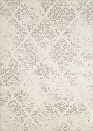 Nourison Damask DAS03 Ivory Area Rug