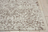 Nourison Damask DAS06 Ivory Area Rug Detail Image