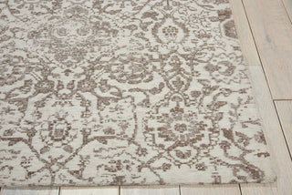 Nourison Damask DAS06 Ivory Area Rug Detail Image