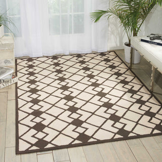 Nourison Decor DER03 Ivory Grey Area Rug Main Image Feature