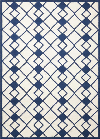 Nourison Decor DER03 Ivory Navy Area Rug 
