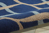 Nourison Decor DER04 Navy Area Rug Detail Image