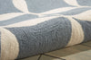 Nourison Decor DER06 Slate White Area Rug Detail Image