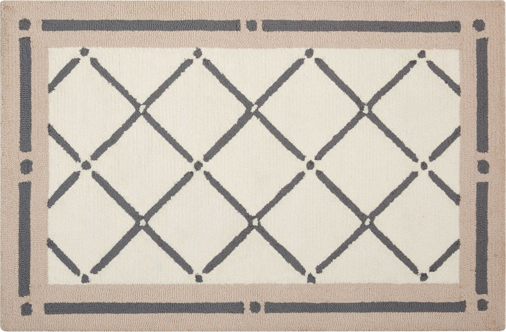 Nourison Decor DER11 Ivory Beige Area Rug main image