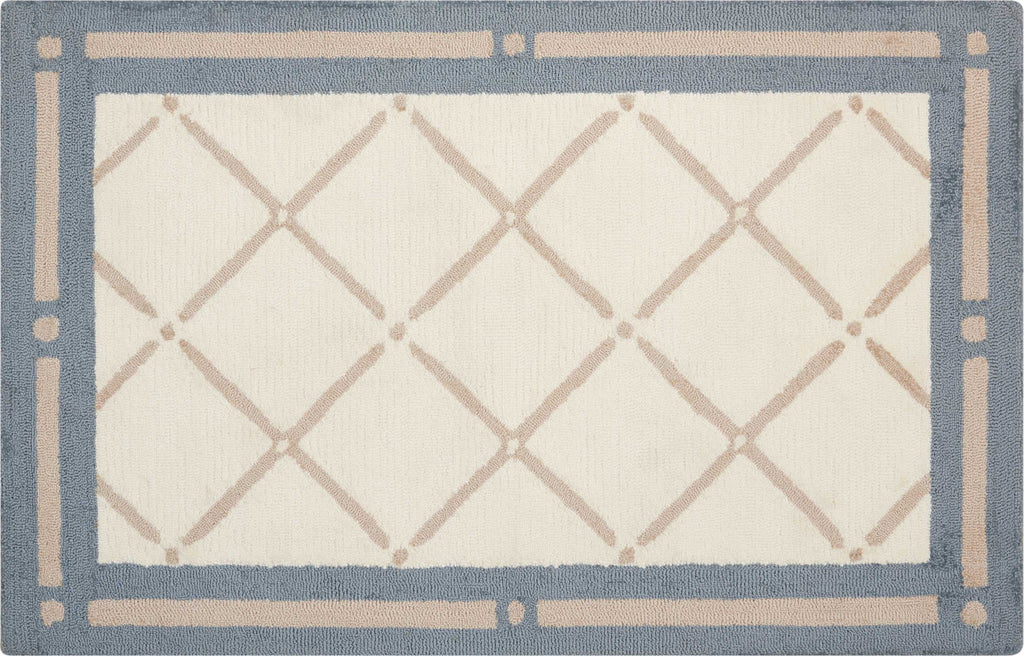 Nourison Decor DER11 Light Blue Area Rug main image