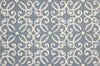 Nourison Decor DER13 Light Blue Area Rug main image